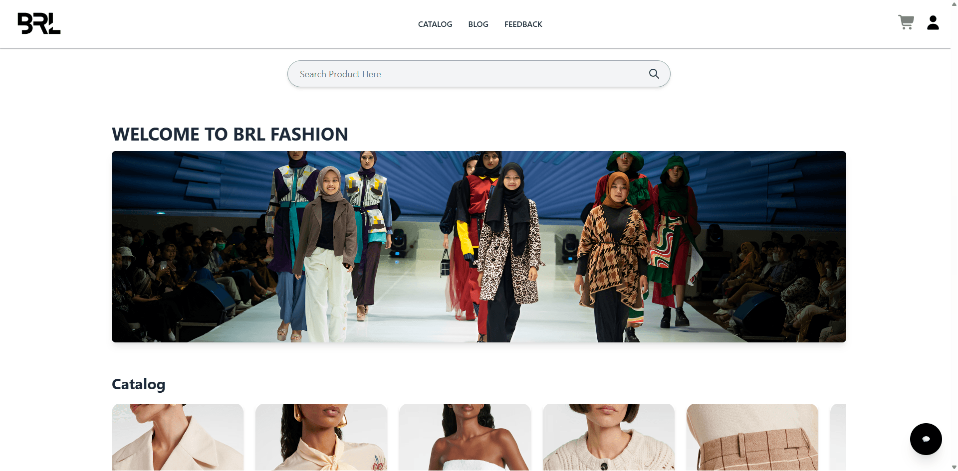 BRL Fashion preview: The page needed visual order.